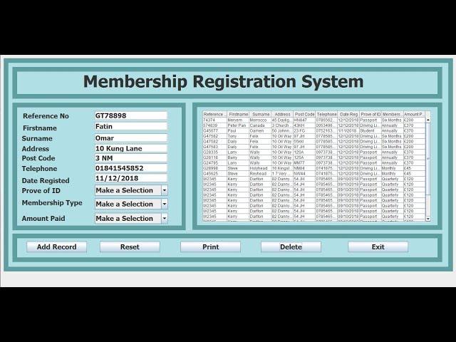 How to Create a Registration Systems Using JTable in Java Eclipse - Full Tutorial