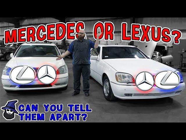 Mercedes vs Lexus! Can you tell them apart? CAR WIZARD shows just how similar these cars are!