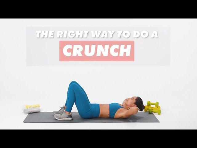 How To Do Crunches | The Right Way | Well+Good