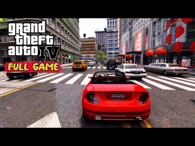 Grand Theft Auto 4 REMASTERED Mods Gameplay Walkthrough FULL GAME [1080p HD] - No Commentary