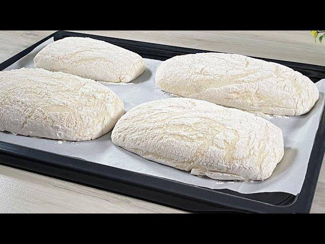 The Famous Italian Bread That's Driving the World Crazy! The Secret to a Liquid Dough in 1 Hour