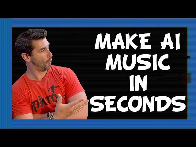 How to Make AI Songs in SECONDS with Suno AI Music Generator