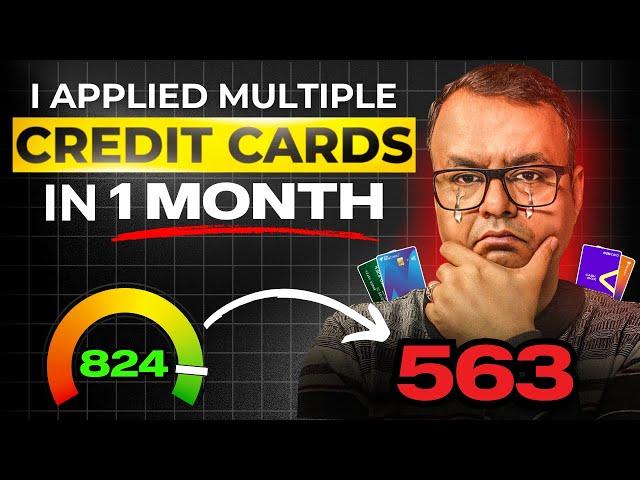 Does Applying Multiple Credit Cards HURT Your CIBIL Score? | Every Paisa Matters