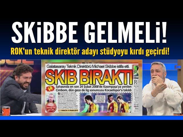 ROK'un teknik direktör adayı stüdyoyu kırdı geçirdi! Skibbe gelmeli...