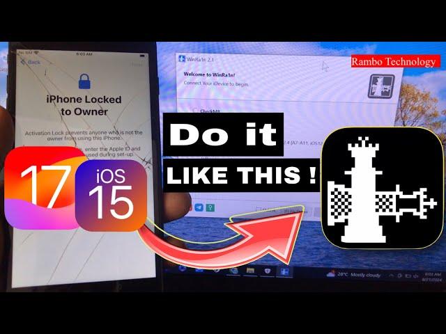 NEW Winra1n 2.1 Jailbreak ROOTFUL On Windows Without USB iOS 15 - iOS 17 FREE 100%