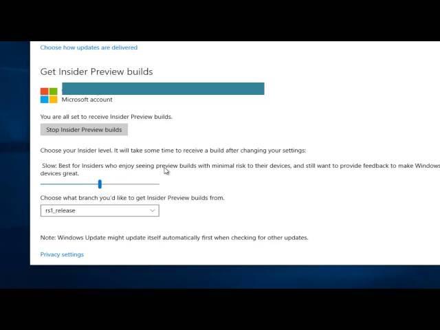 "Your Security Settings Need Attention To Get Insider Preview Builds” Error in Windows 10 - Fix