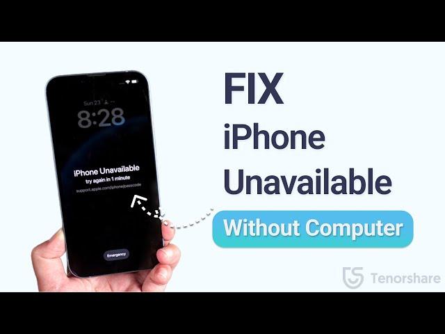 How to Fix iPhone Unavailable Without Computer - Fix iPhone Unavailable without Data Loss