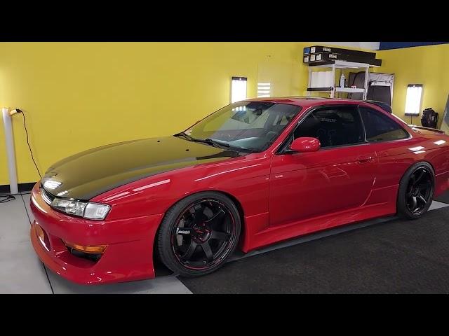 Tint Man FL Inc. Hand Cut and Installed Xpel XR Black Ceramic 35% on this 1996 Nissan 240SX