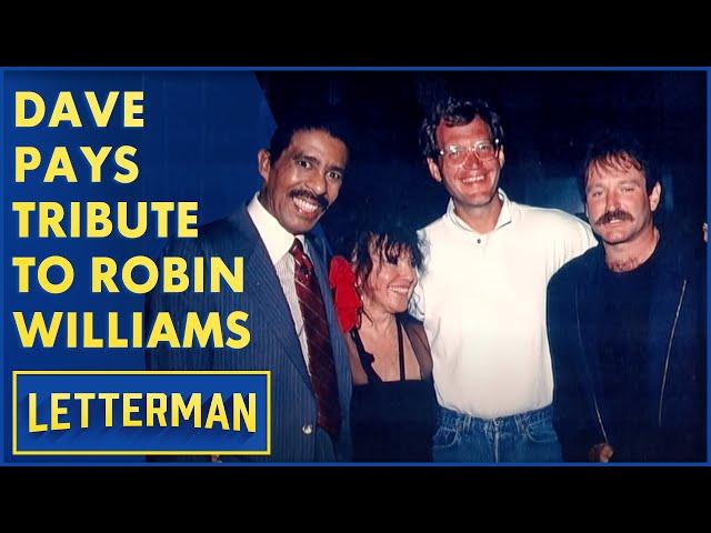 David Letterman Remembers Robin Williams | Letterman