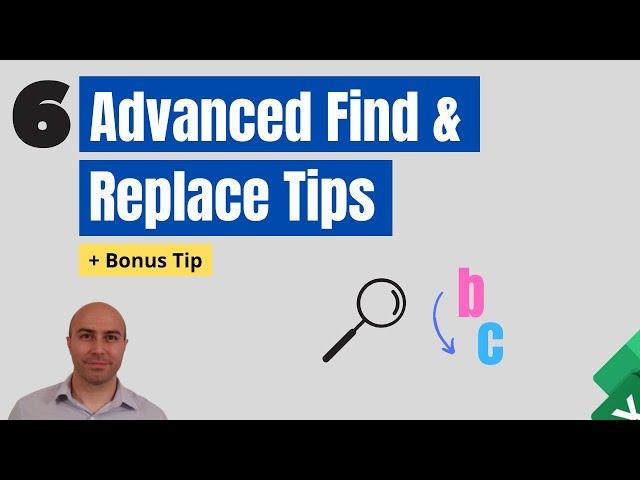 6 Advanced Find and Replace Tricks  Plus a Bonus Trick