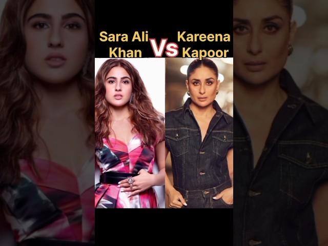 Sara Ali Khan vs Kareena Kapoor khan#comparison#Lifestyle& biography#bollywood#shorts YouTube shorts