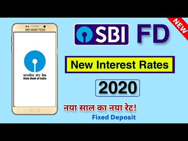 SBI FD interest rates 2020 || State Bank Fixed deposit Rate revised 2020 || SBI new FD interest rate