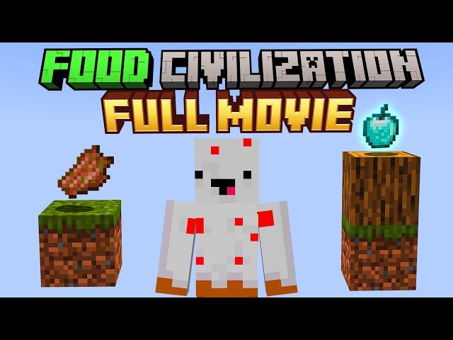 Minecraft But I Survive In FOOD CIVILIZATION [FULL MOVIE]