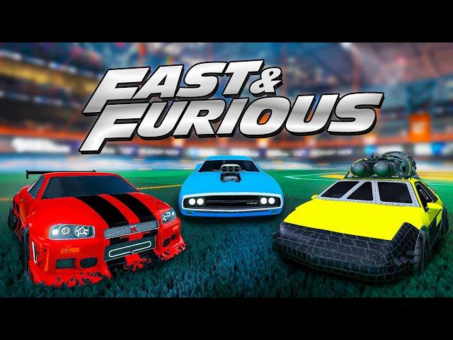 FAST & FURIOUS FREESTYLING IN ROCKET LEAGUE