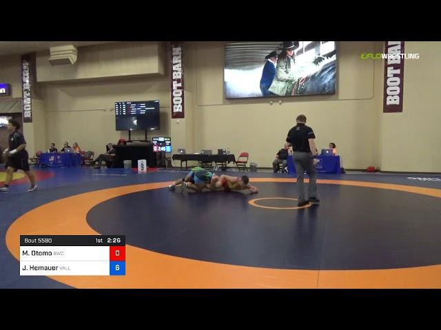 2018 Marine Corps US Open/UWW Junior Freestyle 86 Con 16 #2 - Michael Otomo (BWC) Vs. Jackson Hema