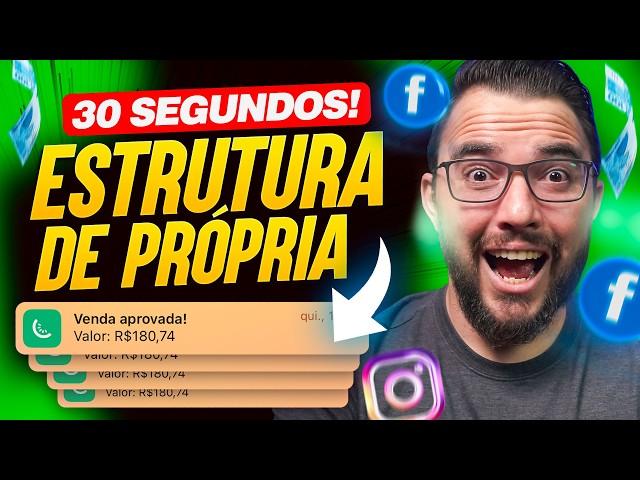 ESTRUTURA PRÓPRIA PARA AFILIADOS EM 30 SEGUNDOS (Facebook Ads, Kiwify e Google Ads no Automático!)