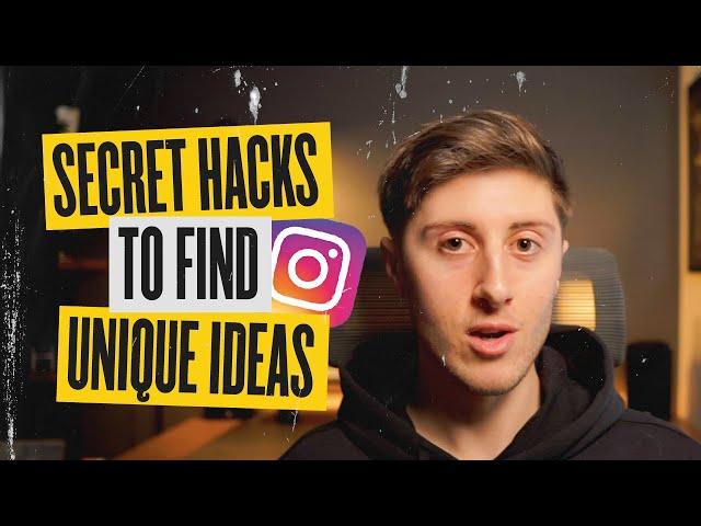 5 Secret Hacks to Find Unique Content Ideas for Instagram