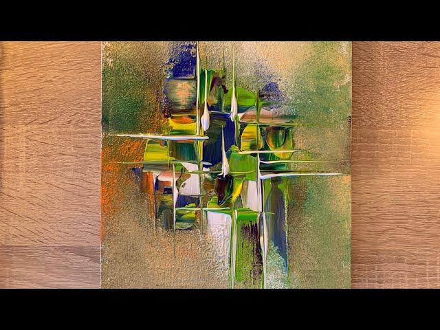 Famous Contemporary Abstract Painting In Acrylics | Delicate Painting | Relaxing Art