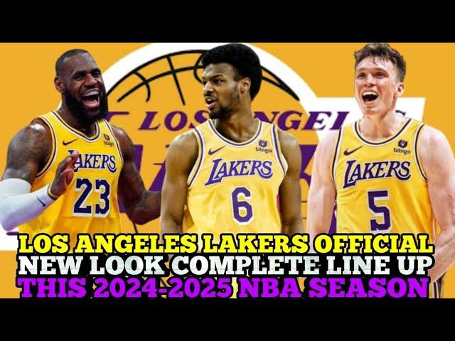 LOS ANGELES LAKERS OFFICIAL NEW LOOK COMPLETE LINE UP FOR 2024-2025 NBA SEASON | LAKERS UPDATES