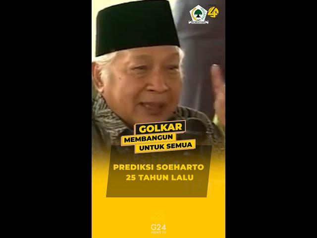 PREDIKSI SOEHARTO 25 TAHUN LALU