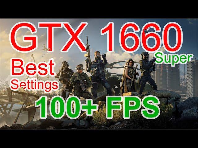 GTX 1660 Super Warzone 3 Benchmark with Best Settings 100+ FPS