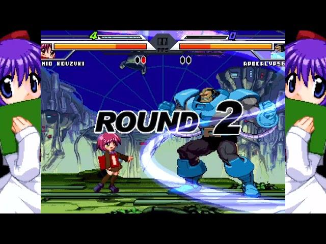 NICK54222 MUGEN: Mio Kouzuki (me) VS Apocalypse (Laslab Games)