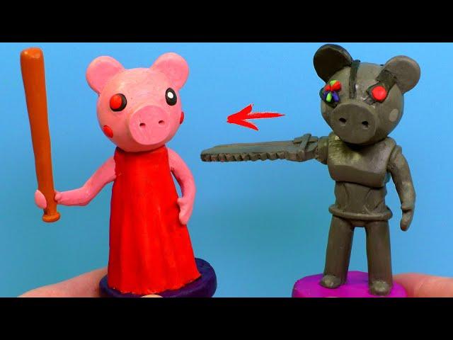 Making ROBO PIGGY with Clay | Roblox