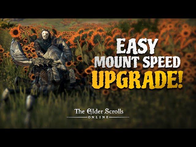 Increase Your Mount Speed in ESO