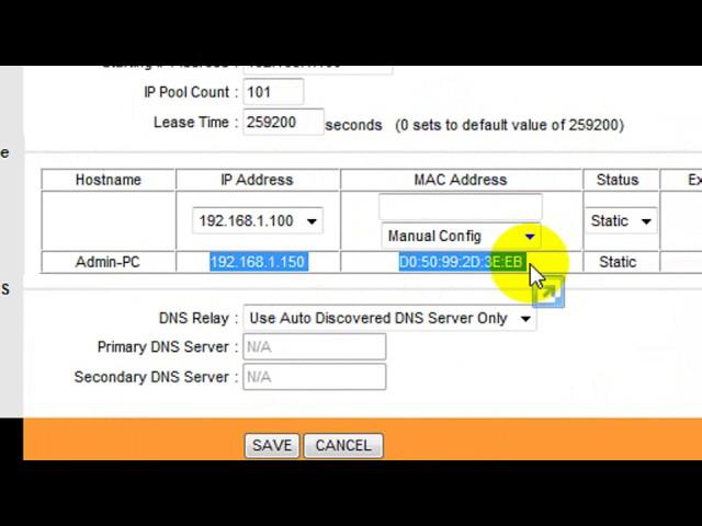 Assign static IP to a PC through DHCP: TP-LINK | NETVN