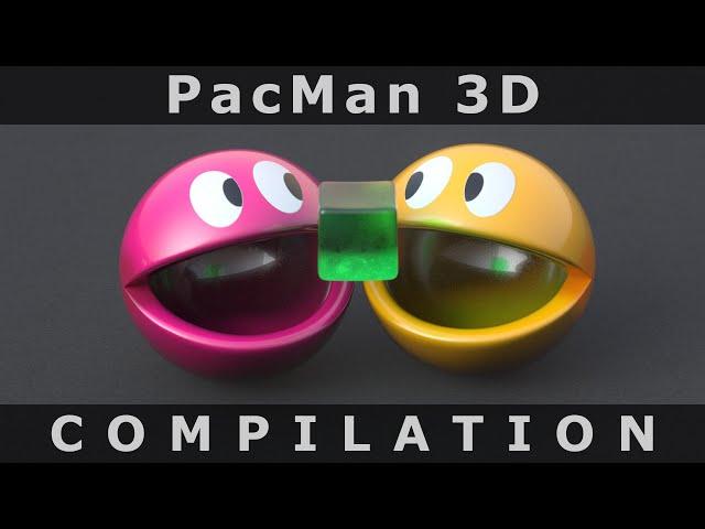 PacMan 3D Compilation 1 ️ C4D4U