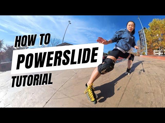 How to Powerslide on Roller Skates | Tutorial