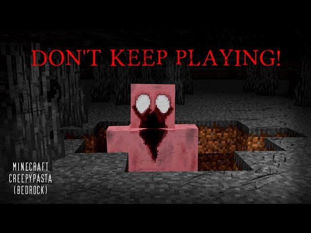 If You See This Come Out of a Cave, DON'T KEEP PLAYING! Minecraft Creepypasta Bedrock Longplay