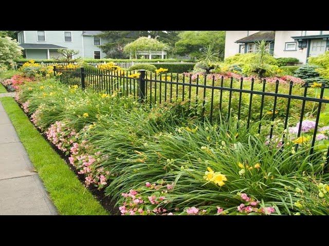 STUNNING! 100+ BACKYARD LANDSCAPING ALONG FENCE IDEAS | TIPS TO CREATE BEAUTIFUL OUTDOOR HAVEN