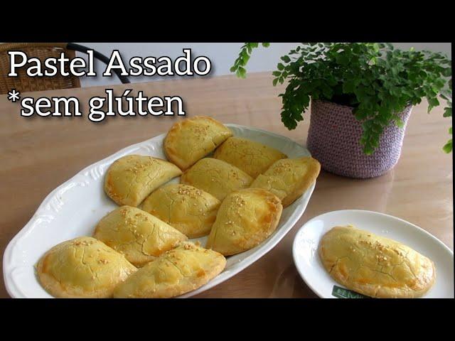 PASTEL ASSADO SEM GLÚTEN FEITO COM FARINHA DE ARROZ, RECHEIO CARNE DE PANELA |BY MIDORI |