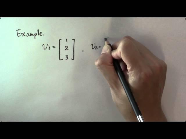 How to find out if a set of vectors are linearly independent? An example.