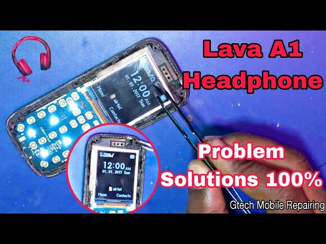 Lava A1 Headphone Problem Solution % @GtechMobileRepairing Headphone Mode Disable Easy