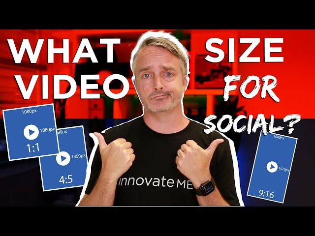 Social Media VIDEO SIZES & RATIOS (Video Size Guide for 2024)