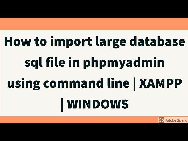 How do I import an SQL file using the command line in MySQL