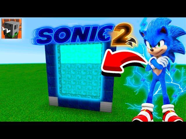 How to Make a PORTAL to SONIC 2 IN CRAFTSMAN