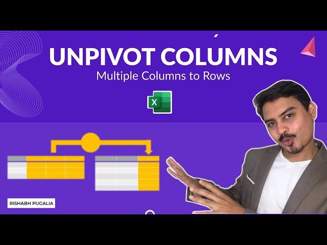 Excel Unpivot Columns (Multiple Columns to Rows)