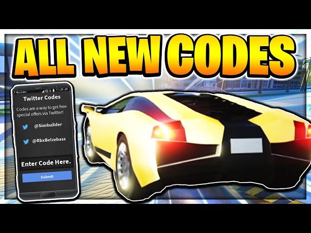 ALL NEW SECRET CODES in VEHICLE SIMULATOR! - Vehicle Simulator 2020 (Roblox)