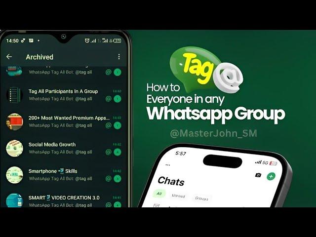 Updated: Complete .tag bot Tutorial. How to Tag Everyone in a WhatsApp Group || WhatsApp Group Bot