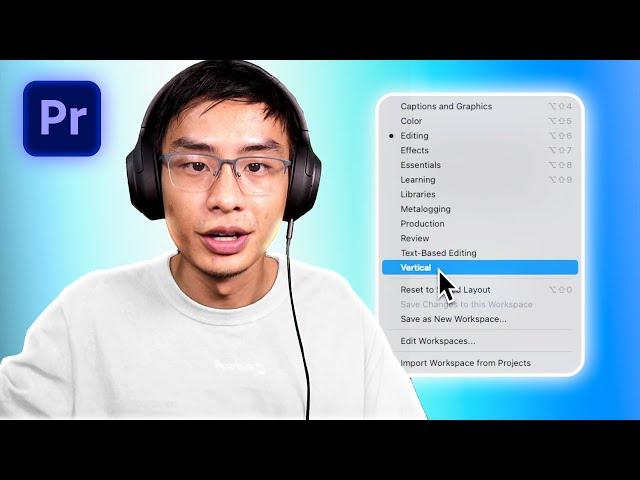 How to Edit Vertical Videos in Premiere Pro! (Vertical Workspace Tutorial)
