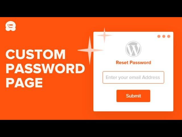 How To Customize The WordPress Reset Password Page