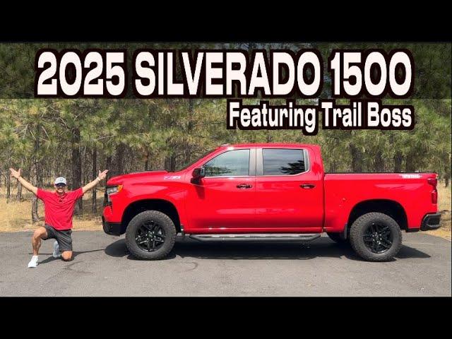 Here's my 2025 Chevy Silverado 1500 this Week featuring the TrailBoss on Everyman Driver