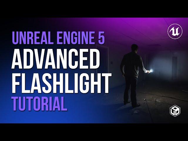 Unreal Engine 5 REALISTIC Flashlight Tutorial - Step by Step Guide for Beginners