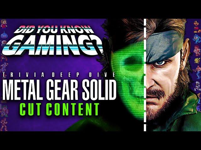 Metal Gear Solid's Insane Cut Content Ft David Hayter