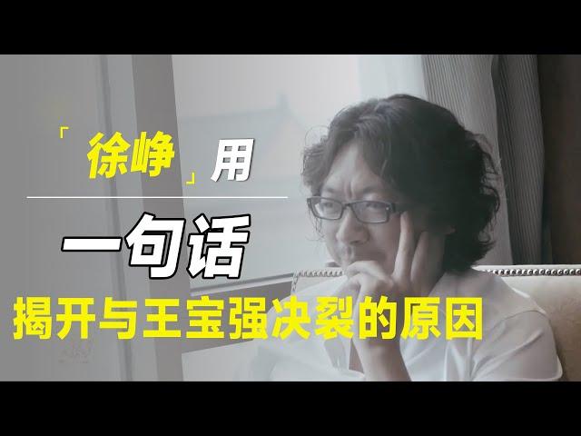 徐峥用一句话，揭开与王宝强决裂真实原因？