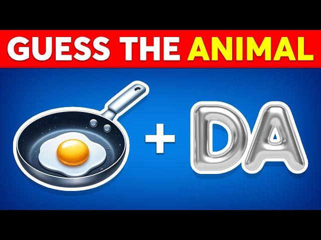 Can You Guess The ANIMAL By Emoji?  Emoji Quiz