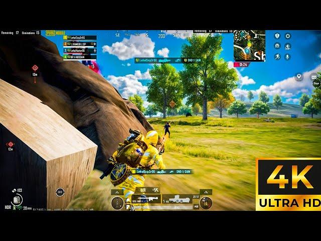 UHD+120 HARD LOBBY FASTEST GAMEPLAY PUBG MOBILE EMULATOR/4K